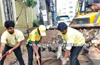 Navabharath Circle Kodialbail gets Swachch treatment